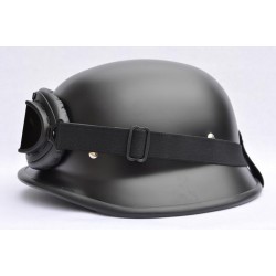 Öppet hjälm "tysk militär" med glasögon