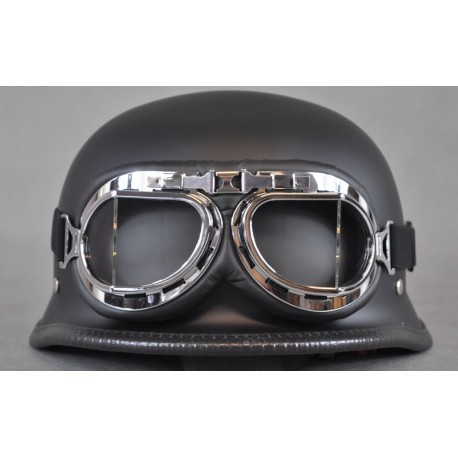 Öppet hjälm "tysk militär" med glasögon