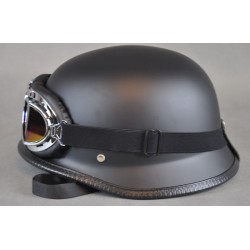 Öppet hjälm "tysk militär" med glasögon