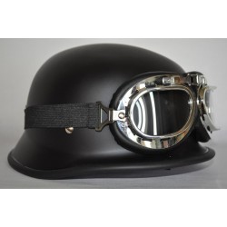 Öppet hjälm "tysk militär" med glasögon