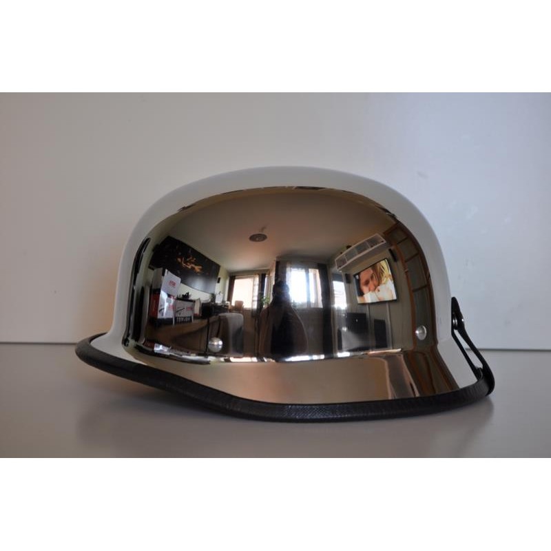 Öppet hjälm "krom"