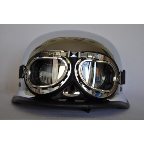 Öppet hjälm "krom"