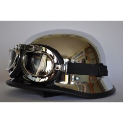 Öppet hjälm "krom"